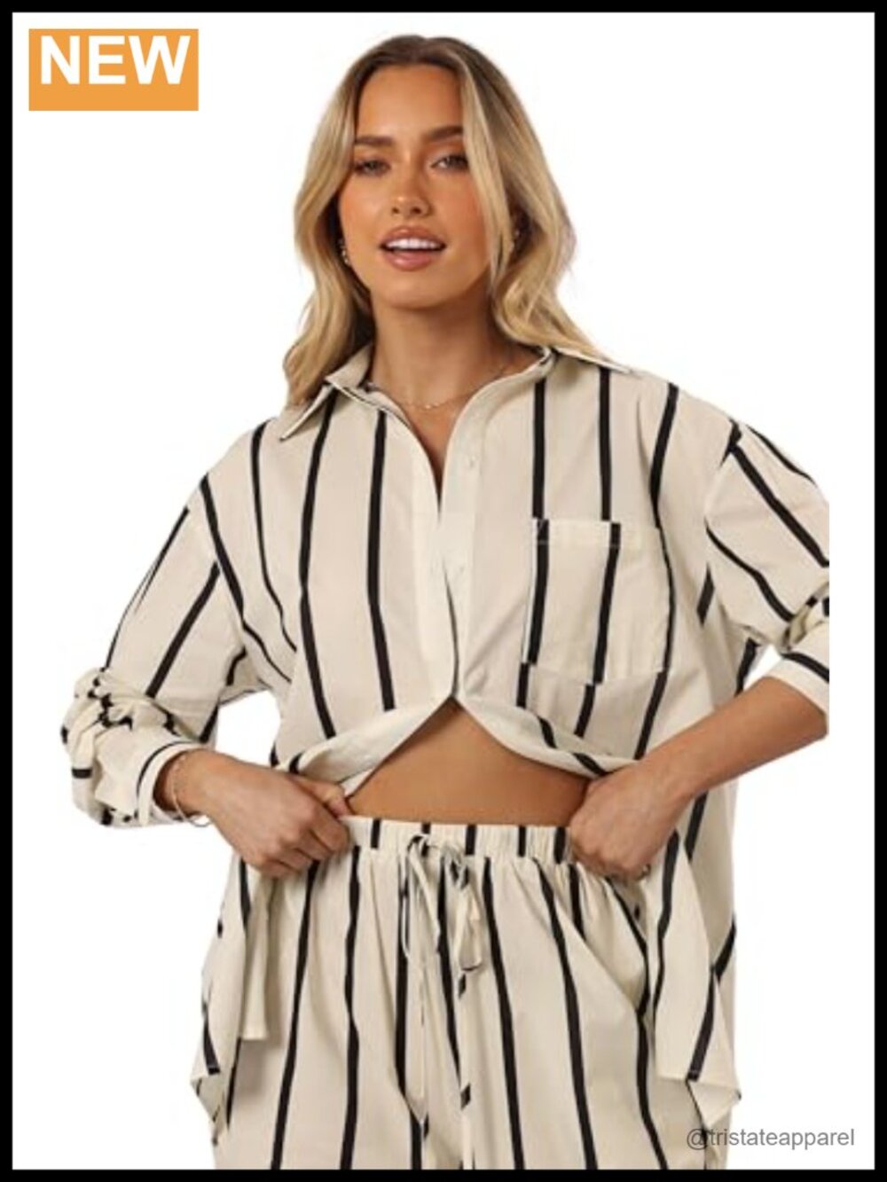 Button Down Shirt 100% Cotton Long Sleeve with Chest Pocket